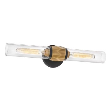 Hinkley - Επιτοίχιο φωτιστικό μπάνιου ELLISON 2xE27/40W/230V IP44 χρυσό