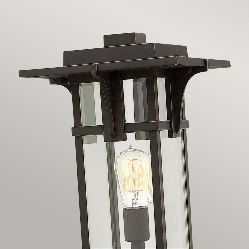 Hinkley - Φωτιστικό εξωτερικού χώρου MANHATTAN 1xE27/100W/230V IP44 μαύρο