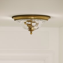 Hinkley - Φωτιστικό οροφής CAMBRIDGE 2xE27/60W/230V χρυσό
