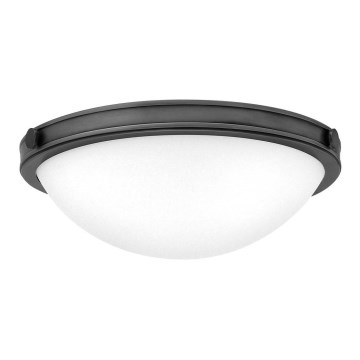 Hinkley - Φωτιστικό οροφής COLLIER 2xE27/40W/230V διάμ. 34,6 cm μαύρο