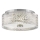 Hinkley Φωτιστικό οροφής ELLE 2xE27/60W/230V διάμετρος 30,5 cm γυαλιστερό χρώμιο