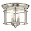 Hinkley - Φωτιστικό οροφής GENTRY 3xE14/40W/230V γυαλιστερό χρώμιο