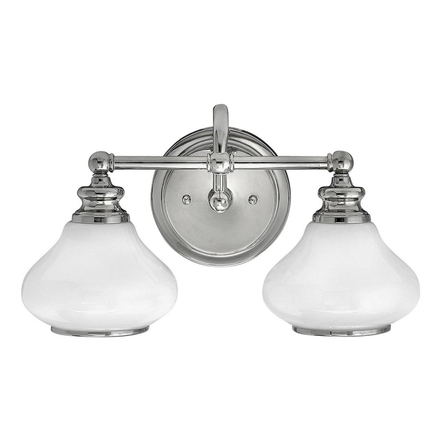 Hinkley - Φωτιστικό τοίχου μπάνιου LED AINSLEY 2xG9/3W/230V IP44 ματ χρώμιο