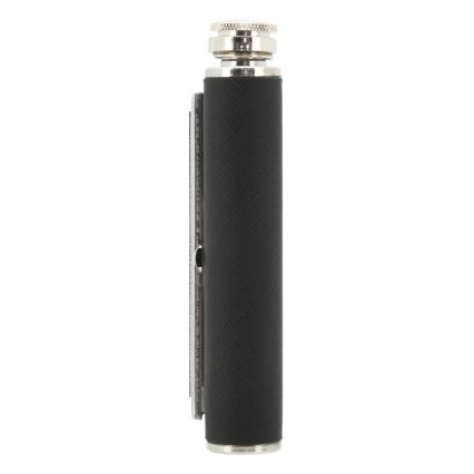 Hip flask with cigar case 175 ml μαύρο