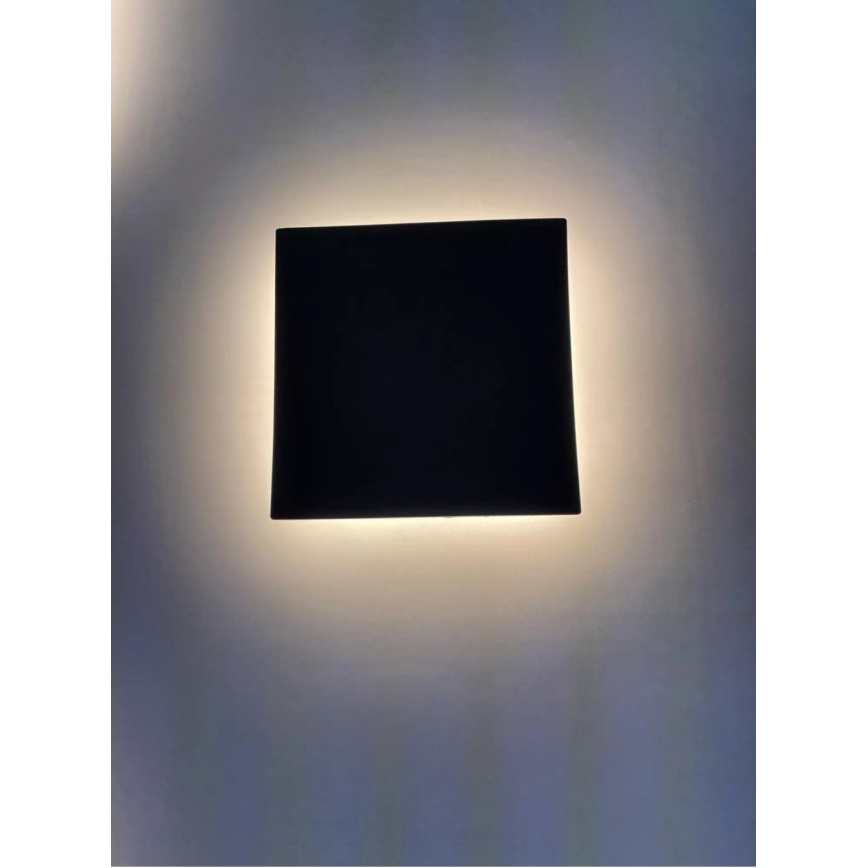 HÖFFTECH - Φωτιστικό τοίχου εξωτερικού χώρου LED/10W/230V τετράγωνο IP65