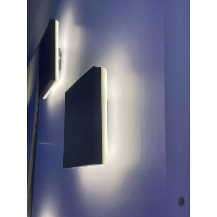 HÖFFTECH - Φωτιστικό τοίχου εξωτερικού χώρου LED/10W/230V τετράγωνο IP65