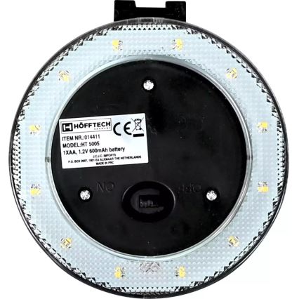 HÖFFTECH - LED Ηλιακό επιτοίχιο φωτιστικό LED/1,2V 600 mAh IP44