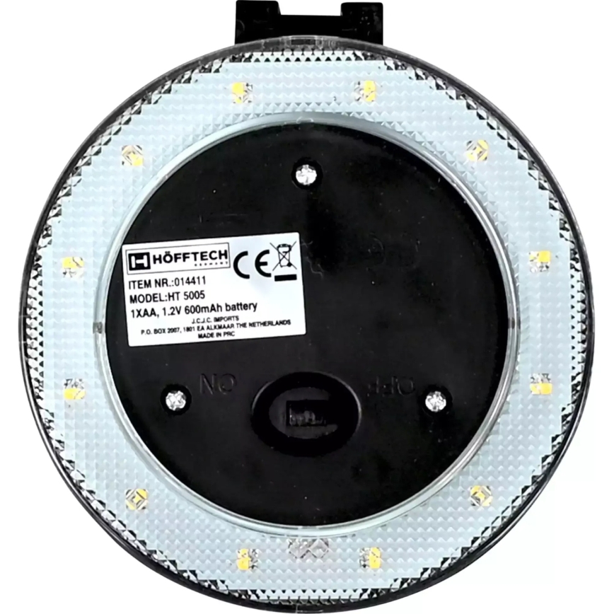 HÖFFTECH - LED Ηλιακό επιτοίχιο φωτιστικό LED/1,2V 600 mAh IP44