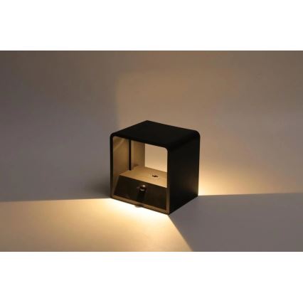 HÖFFTECH - Επαναφορτιζόμενο επιτοίχιο φωτιστικό LED με αισθητήρα κίνησης LED/0,8W/3,7V 1200 mAh