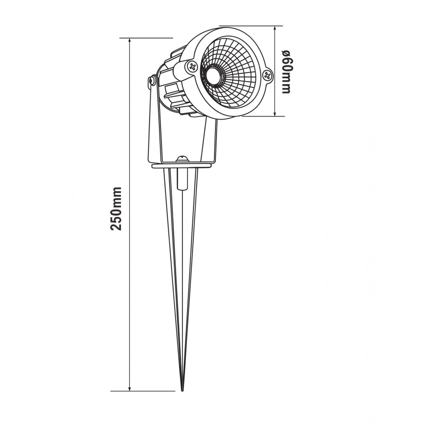 HÖFFTECH - LED Εξωτερικό φωτιστικό LED/5W/230V IP65