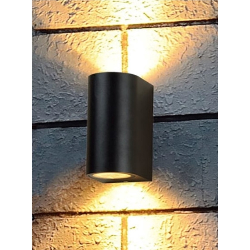 HÖFFTECH - Εξωτερικό φωτιστικό τοίχου 2xGU10/35W/230V IP65