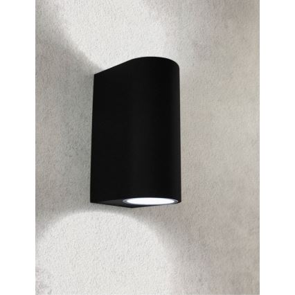HÖFFTECH - Εξωτερικό φωτιστικό τοίχου 2xGU10/35W/230V IP65