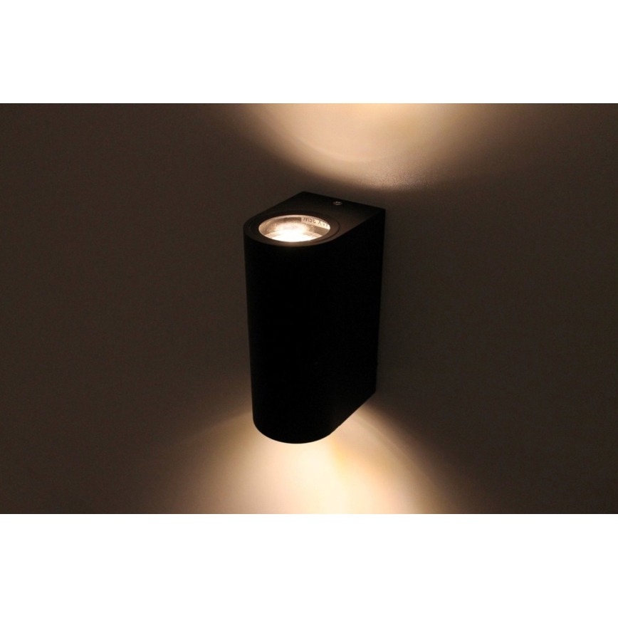 HÖFFTECH - Εξωτερικό φωτιστικό τοίχου 2xGU10/35W/230V IP65