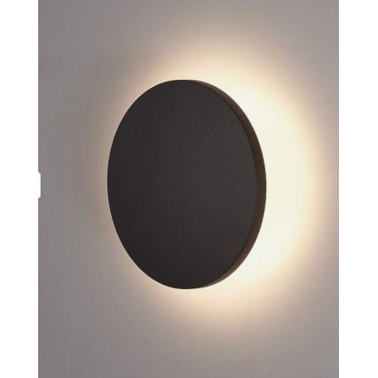 HÖFFTECH - Εξωτερικό επιτοίχιο LED φωτιστικό/10W/230V στρογγυλό IP65