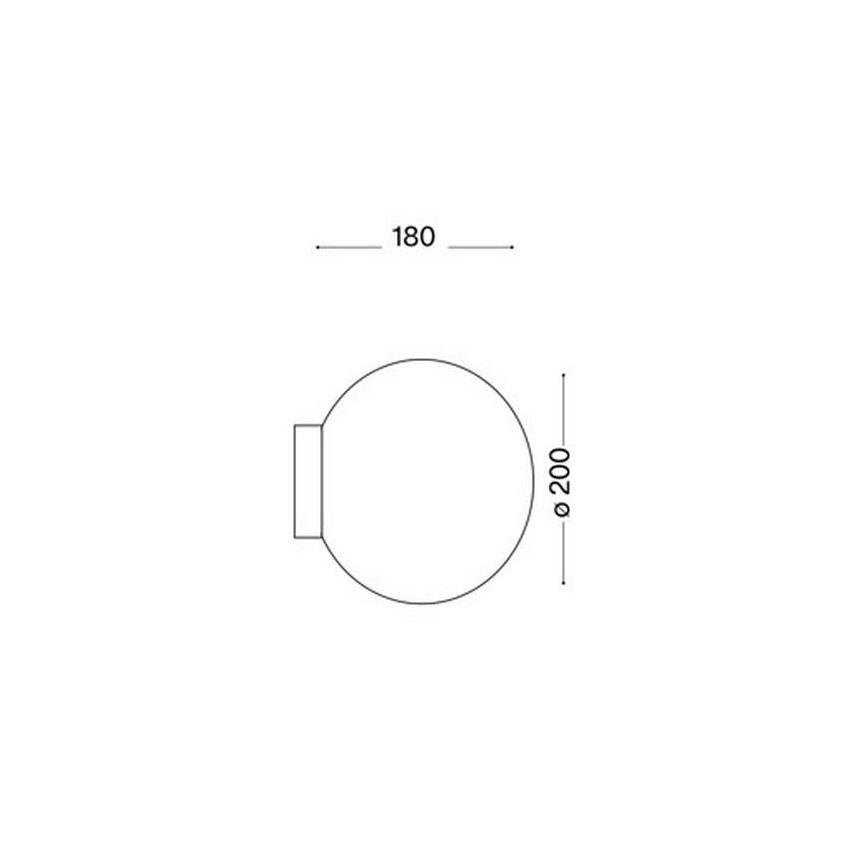 Ideal Lux 59815 - LED RGBW Ρυθμιζόμενο επιτοίχιο φωτιστικό MAPA 1xE27/9W/230V 2700-6500K