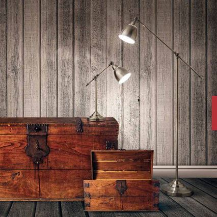 Ideal Lux - Απλίκα τοίχου NEWTON 1xE27/42W/230V μπρονζέ