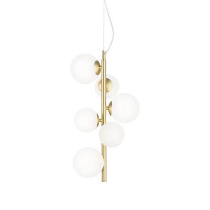 Ideal Lux - Ανταλλακτικό αμπαζούρ PERLAGE για πολυέλαιο/φωτιστικό/λάμπα, Ø 12 cm, λευκό