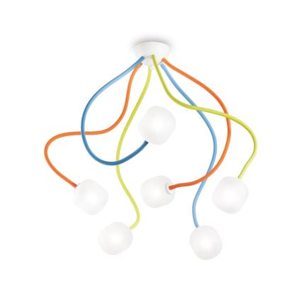 Ideal Lux - Ανταλλακτικό αμπαζούρ για πολυέλαιο OCTOPUS G9, διάμετρος 10 cm, λευκό