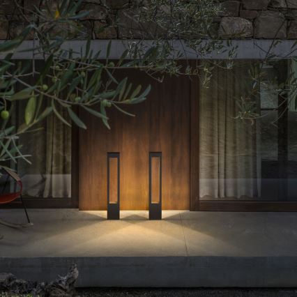 Ideal Lux - Λάμπα εξωτερικού χώρου VEGA 1xG9/15W/230V 80 cm IP44 καφέ