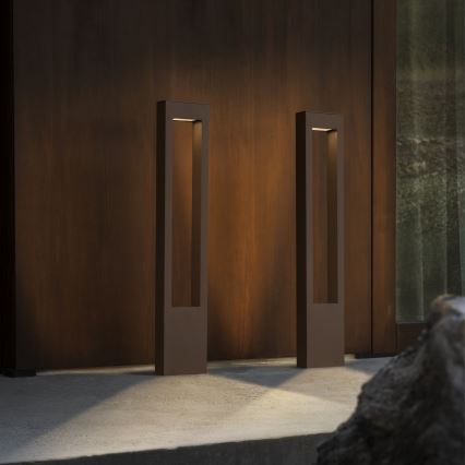 Ideal Lux - Λάμπα εξωτερικού χώρου VEGA 1xG9/15W/230V 80 cm IP44 καφέ