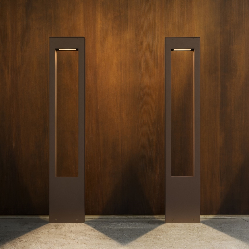 Ideal Lux - Λάμπα εξωτερικού χώρου VEGA 1xG9/15W/230V 80 cm IP44 καφέ