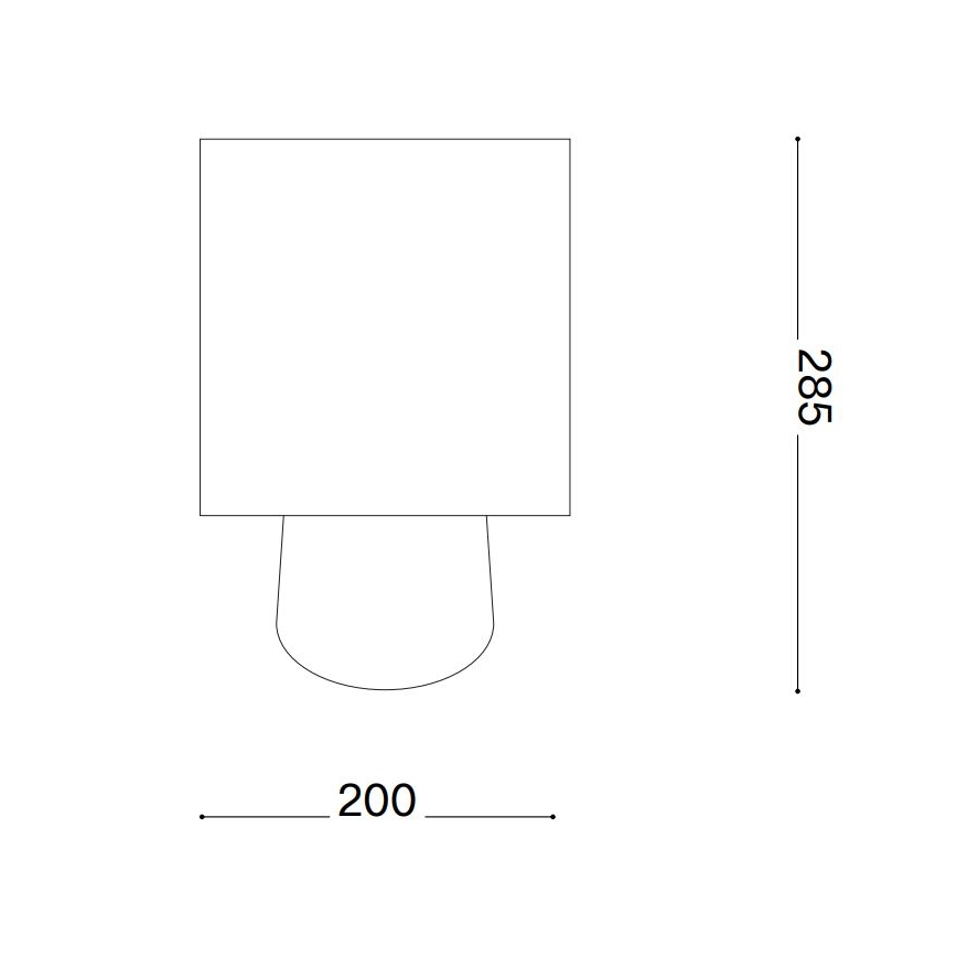 Ideal Lux - Eπιτραπέζιο φωτιστικό KALI 1xE14/40W/230V κεραμικός/κρεμ/μπεζ