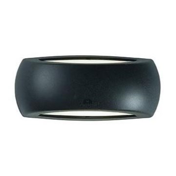 Ideal Lux - Φως τοίχου εξωτερικού χώρου 1xE27/23W/230V μαύρο IP66