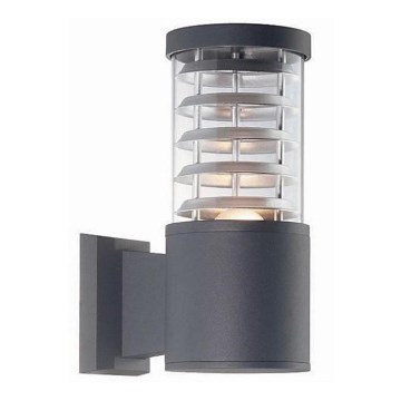 Ideal Lux - Φως τοίχου εξωτερικού χώρου 1xE27/60W/230V μαύρο IP44