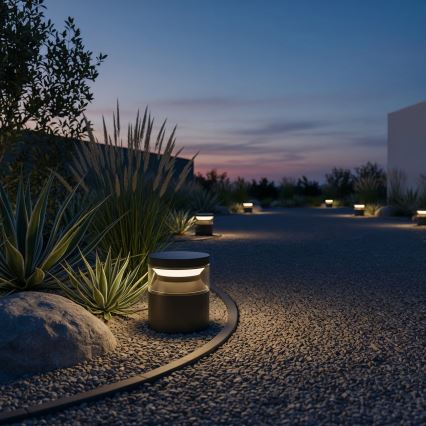 Ideal Lux - Φωτιστικό LED εξωτερικού χώρου BOEING LED/14W/230V 15 cm CRI 90 IP65 μαύρο