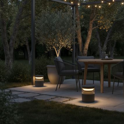 Ideal Lux - Φωτιστικό LED εξωτερικού χώρου BOEING LED/14W/230V 15 cm CRI 90 IP65 μαύρο