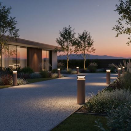 Ideal Lux - Φωτιστικό LED εξωτερικού χώρου BOEING LED/14W/230V 40 cm CRI 90 IP65 καφέ