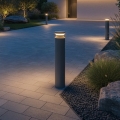 Ideal Lux - Φωτιστικό LED εξωτερικού χώρου BOEING LED/14W/230V διάμετρος 70 cm CRI 90 IP65 ανθρακί