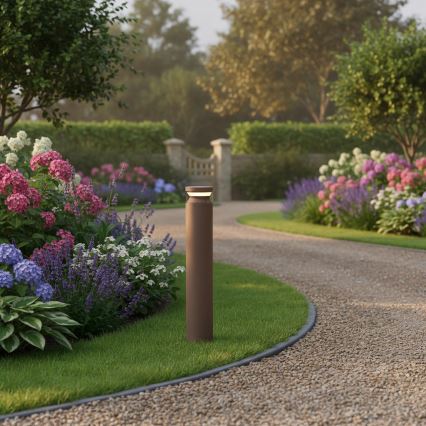 Ideal Lux - Φωτιστικό LED εξωτερικού χώρου BOEING LED/14W/230V διάμετρος 70 cm CRI 90 IP65 καφέ