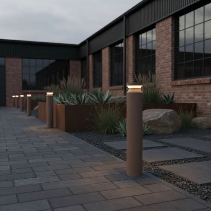 Ideal Lux - Φωτιστικό LED εξωτερικού χώρου BOEING LED/14W/230V διάμετρος 70 cm CRI 90 IP65 καφέ