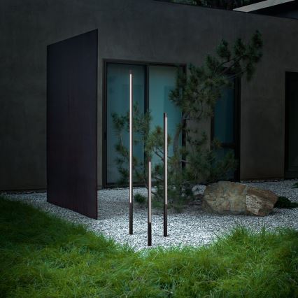 Ideal Lux - Φωτιστικό LED εξωτερικού χώρου JEDI, 25W/230V, 160 cm, CRI 90, IP65, ανθρακί