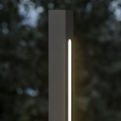 Ideal Lux - Φωτιστικό LED εξωτερικού χώρου JEDI, 25W/230V, 160 cm, CRI 90, IP65, ανθρακί