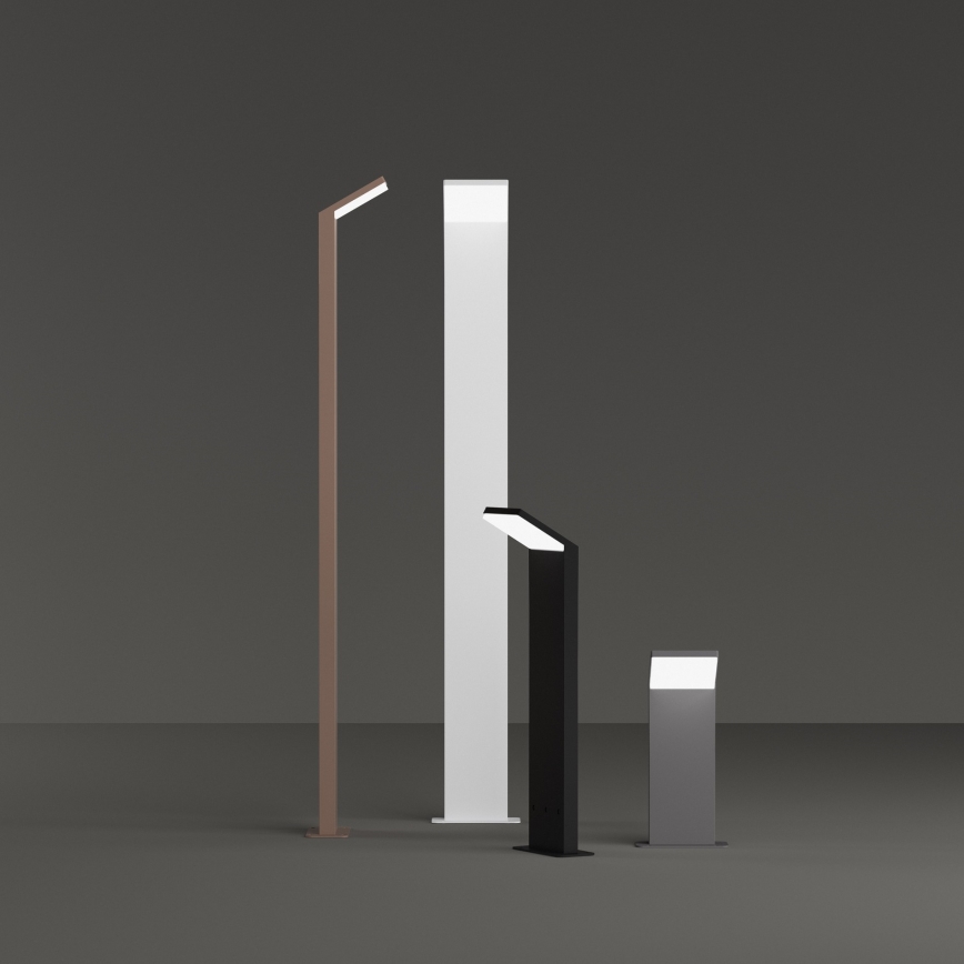 Ideal Lux - Φωτιστικό LED εξωτερικού χώρου STYLE LED/8,5W/230V 4000K 50 cm CRI 90 IP54 μαύρο