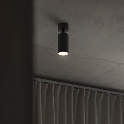 Ideal Lux - Φωτιστικό σποτ LED DYNAMITE 1xGU10/7W/230V CRI 90 μαύρο
