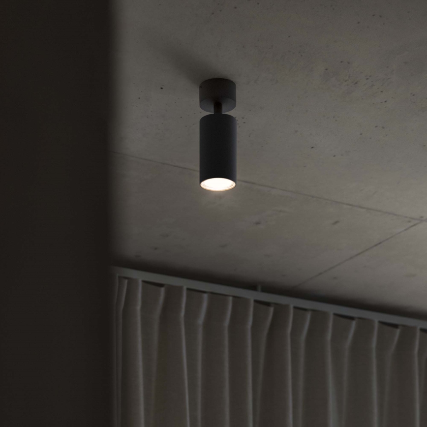 Ideal Lux - Φωτιστικό σποτ LED DYNAMITE 1xGU10/7W/230V CRI 90 μαύρο