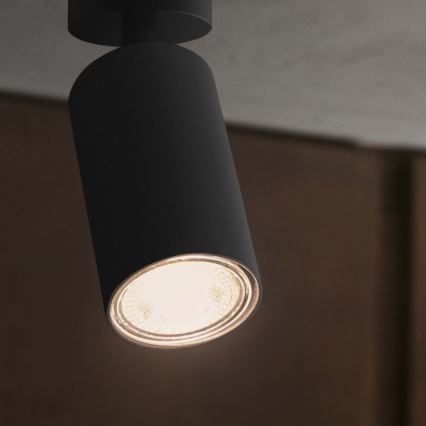 Ideal Lux - Φωτιστικό σποτ LED DYNAMITE 1xGU10/7W/230V CRI 90 μαύρο