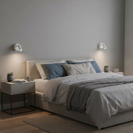 Ideal Lux - Φωτιστικό σποτ τοίχου LED BEAN LED/3W/230V CRI 90 λευκό