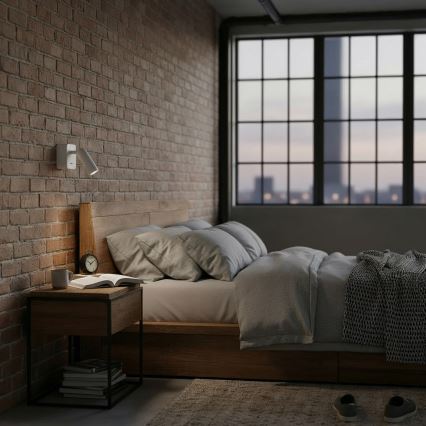 Ideal Lux - Φωτιστικό σποτ τοίχου LED BEAN LED/3W/230V CRI 90 λευκό