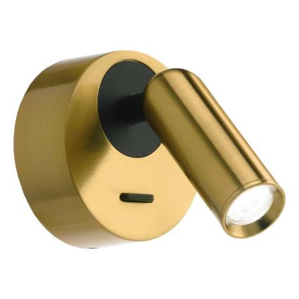 Ideal Lux - Φωτιστικό σποτ τοίχου LED BEAN LED/3W/230V CRI 90 ορείχαλκος