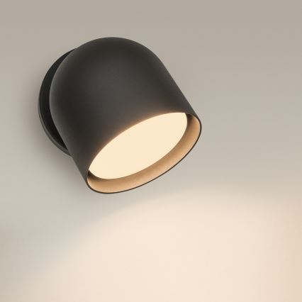 Ideal Lux - Φωτιστικό σποτ τοίχου LED DODO 1xGX53/9W/230V μαύρο