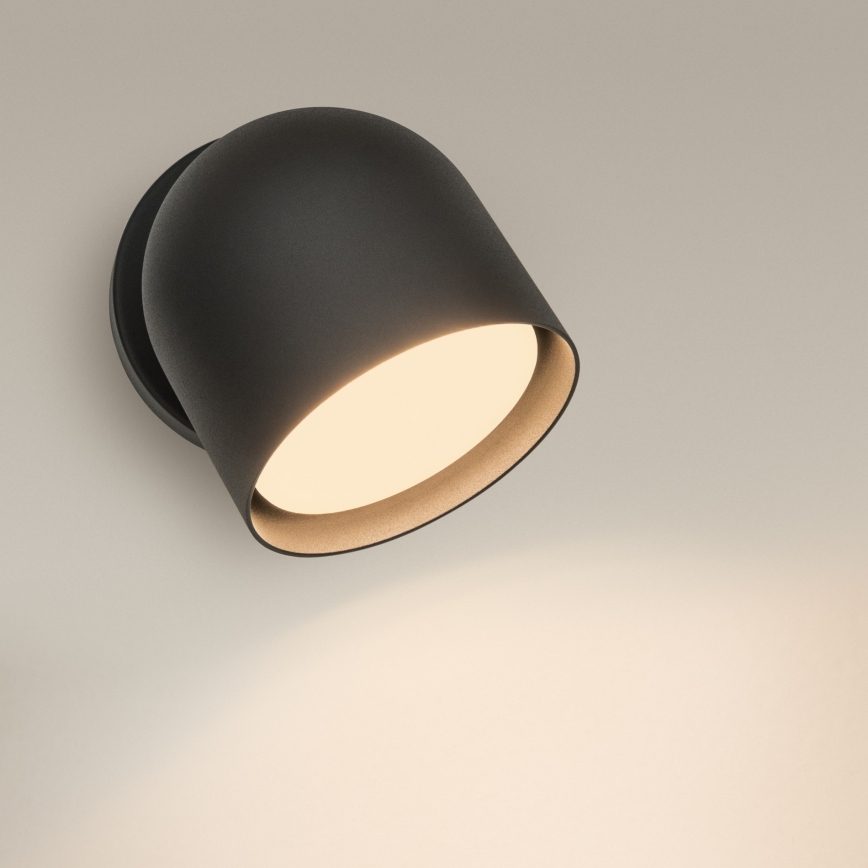 Ideal Lux - Φωτιστικό σποτ τοίχου LED DODO 1xGX53/9W/230V μαύρο