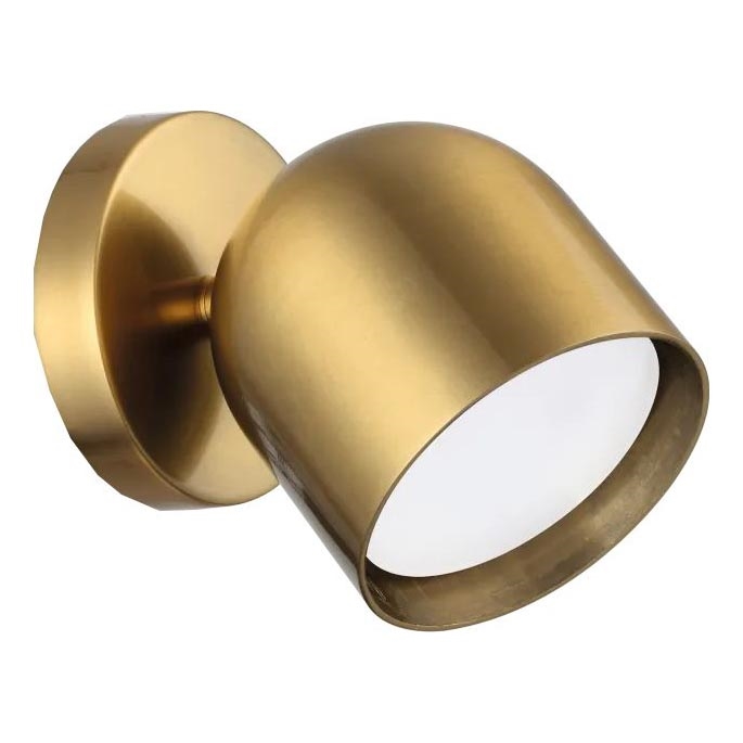 Ideal Lux - Φωτιστικό σποτ τοίχου LED DODO 1xGX53/9W/230V ορείχαλκος