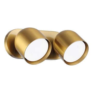 Ideal Lux - Φωτιστικό σποτ τοίχου LED DODO 2xGX53/9W/230V ορείχαλκος