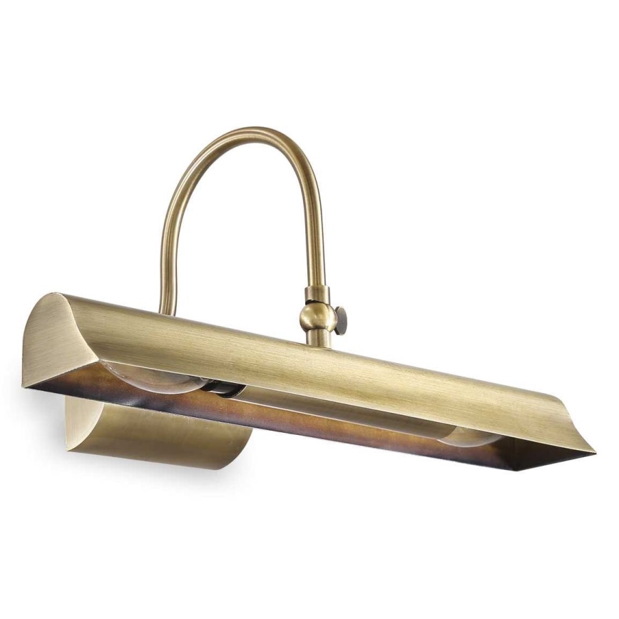 Ideal Lux - Φωτιστικό πίνακα RETRO 2xE14/28W/230V ορείχαλκος