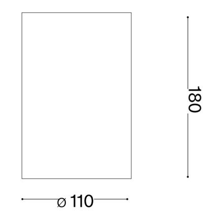Ideal Lux - Φωτιστικό τοίχου FLASH 1xG9/40W/230V λευκό