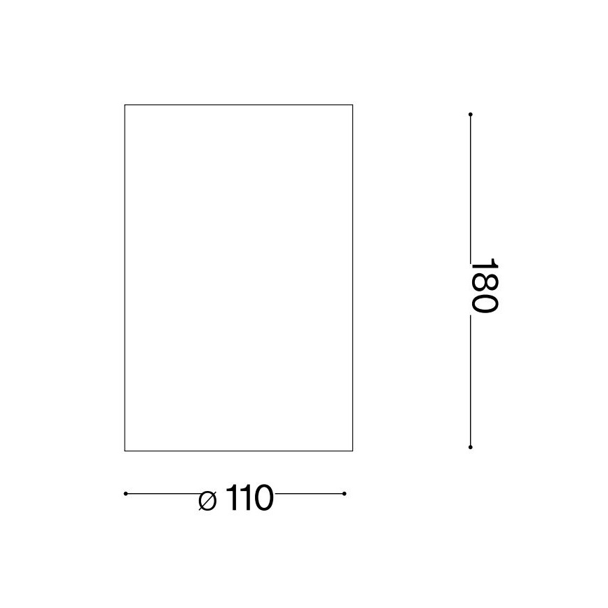 Ideal Lux - Φωτιστικό τοίχου FLASH 1xG9/40W/230V λευκό